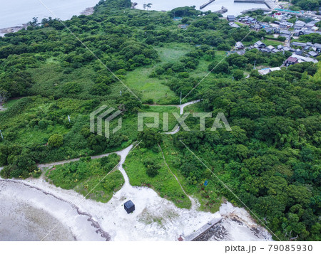 佐久島のおひるねハウス 空撮 佐久島のおひるねハウス 空撮 79085930