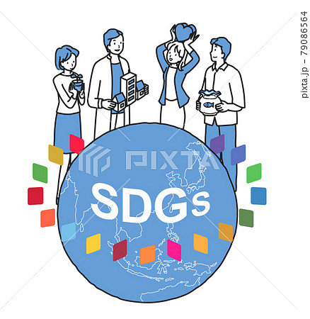 SDGsに取り組む人々 79086564