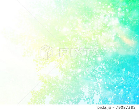 青と緑のキラキラ 79087285