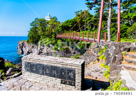 静岡県伊東市 城ヶ崎海岸（門脇吊橋） 79089891