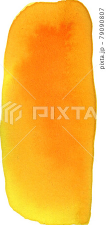 Abstract watercolor stain, color backing, paint streaks, isolated object 79090807