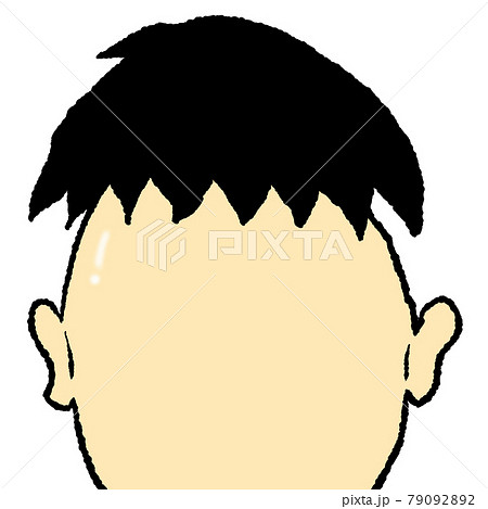 カツラのイラスト素材
