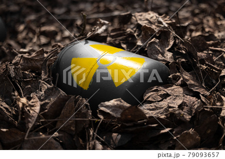 Radioactive waste thrown out as garbage Radioactive waste thrown out as garbage 79093657