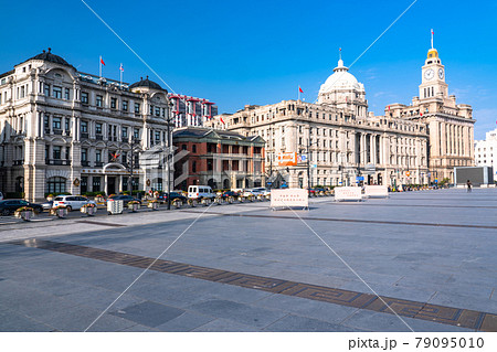 《上海》上海租界の洋館・外灘の朝 79095010