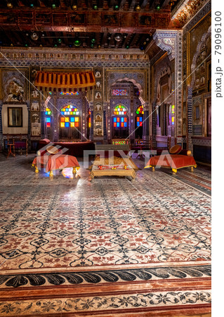 Takhat Vilas Maharaja Takhat Singh's Chamber room in Mehrangarh fort. Jodhpur, Rajasthan, India Takhat Vilas Maharaja Takhat Singh's Chamber room in Mehrangarh fort. Jodhpur, Rajasthan, India 79096100