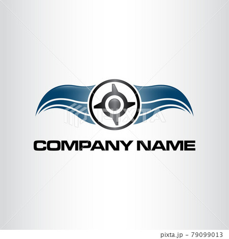 airplane flying around Icon, airplane flying around the earth Icon Eps10 79099013