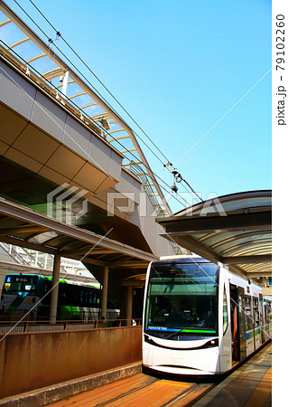 豊橋鉄道市内線、超低床電車ほっトラムの風景 豊橋鉄道市内線、超低床電車ほっトラムの風景 79102260