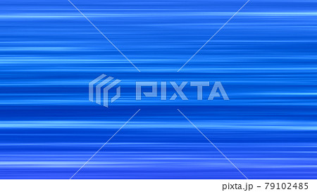 スピード感のあるアニメ風背景（横移動・青） 79102485