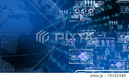 デジタル営業 在宅勤務 テレワーク IoTによる大都市のデジタル化 背景画像のイメージ デジタル営業 在宅勤務 テレワーク IoTによる大都市のデジタル化 背景画像のイメージ 79102489