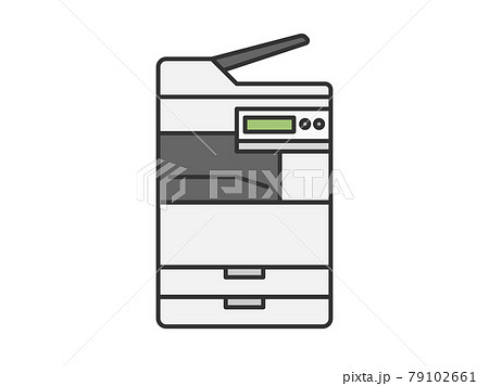 オフィス用プリンターのイラスト 79102661