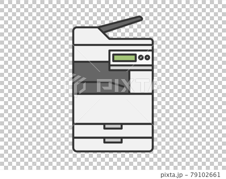 オフィス用プリンターのイラスト 79102661