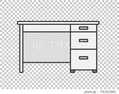 Office desk illustration 79102665
