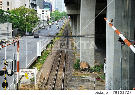 SRT Rail Asok station in Bangkok, Thailand 79103727