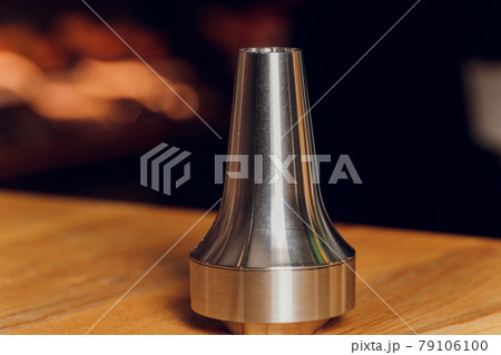part of the hookah, modern design, on a background. part of the hookah, modern design, on a background. 79106100