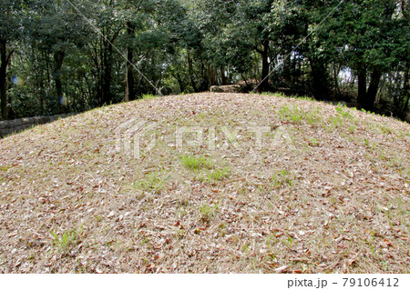 三田市　中央公園内の古墳の入り口　奈良山七号墳の内部　別のアングル 79106412