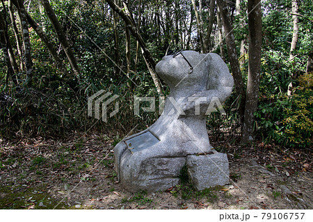 三田市　中央公園内の古墳の入り口　奈良山十二号墳の説明･案内板 79106757