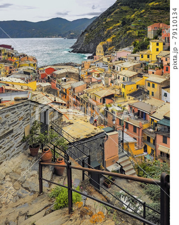 イタリア チンクエテッレ ヴェルナッツァ Vernazza, Cinque Terre, Italy イタリア チンクエテッレ ヴェルナッツァ Vernazza, Cinque Terre, Italy 79110134
