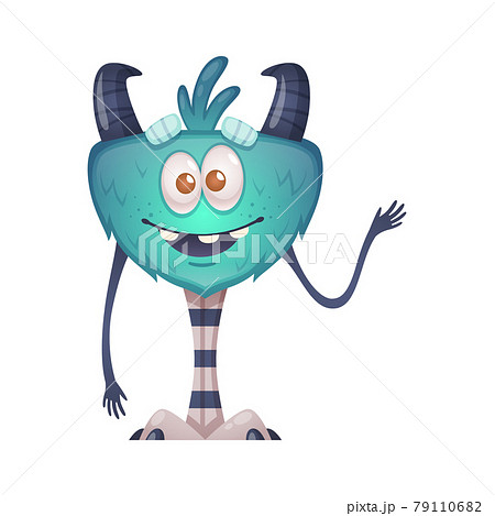 Cartoon Monster Illusration Cartoon Monster Illusration 79110682