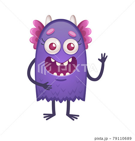 Cartoon Creature Illustration 79110689