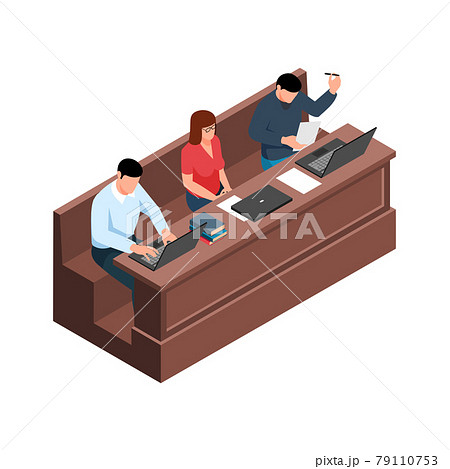 Lecture Isometric Icon 79110753
