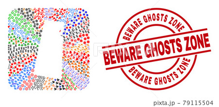 Beware Ghosts Zone Stamp and Saskatchewan Province Map Inverted Mosaic Beware Ghosts Zone Stamp and Saskatchewan Province Map Inverted Mosaic 79115504