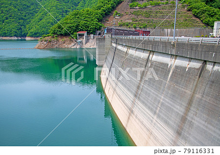 川治ダム ダム湖 八汐湖の風景 日光市 川治ダム ダム湖 八汐湖の風景 日光市 79116331