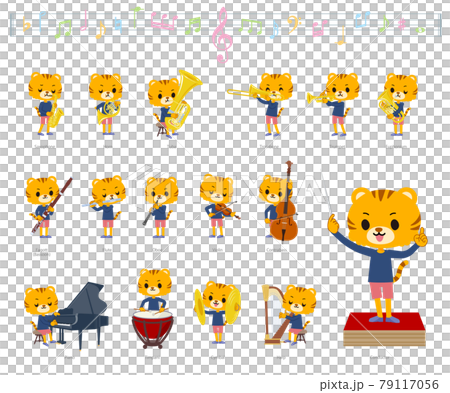 老虎男孩開始古典音樂表演 79117056