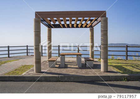 鹿児島県笠沙町のリアス式展望所。 79117957