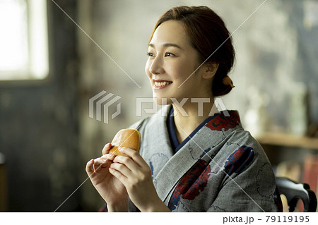 着物　ライフスタイル　紬　小紋 79119195