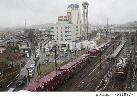 新幹線レール輸送列車の返空（日鉄チキ） 79119377