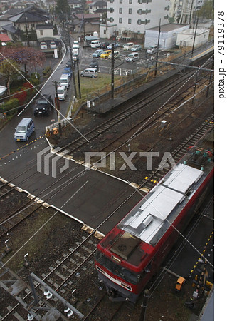 新幹線レール輸送列車の返空（日鉄チキ） 79119378
