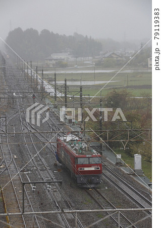 新幹線レール輸送列車の返空（日鉄チキ） 79119383