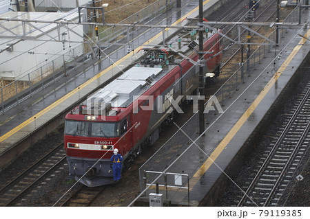 新幹線レール輸送列車の返空（日鉄チキ） 79119385