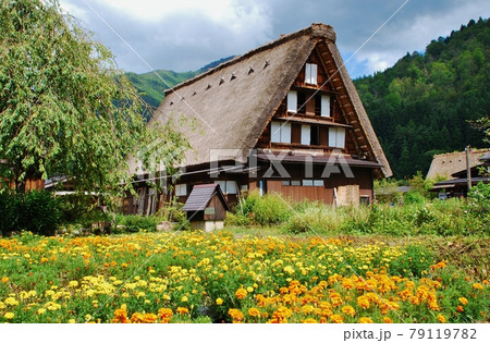 合掌造り集落　白川郷 79119782