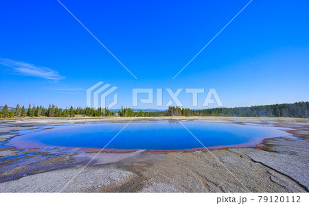 Mysterious and colorful Opal Pool. Mysterious and colorful Opal Pool. 79120112