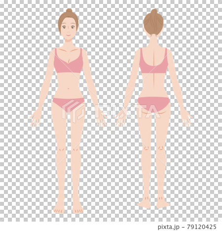 Women's whole-body illustration Women's whole-body illustration 79120425