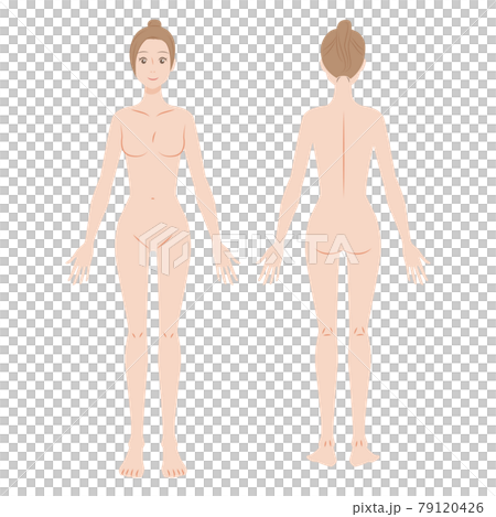 Women's whole-body illustration 79120426