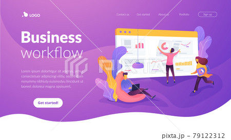 Workflow landing page template. Workflow landing page template. 79122312
