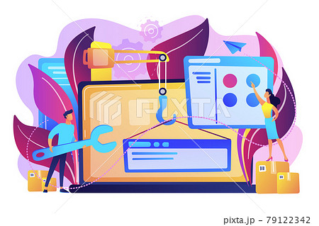WEB development concept vector illustration 79122342
