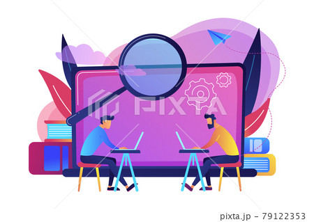 Computer Lab concept vector illustration. Computer Lab concept vector illustration. 79122353