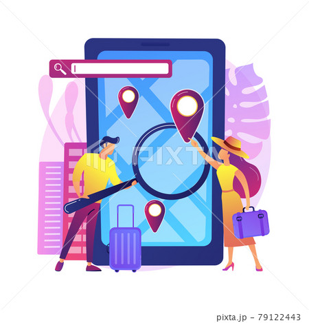 Tour navigator abstract concept vector illustration. Tour navigator abstract concept vector illustration. 79122443