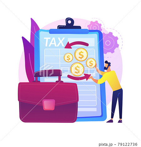 Corporation income tax returns abstract concept vector illustration. Corporation income tax returns abstract concept vector illustration. 79122736