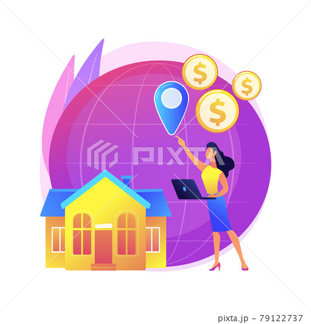 International and non-resident taxes abstract concept vector illustration. 79122737