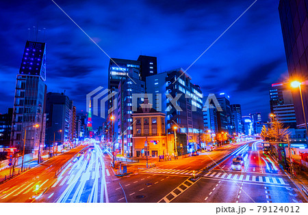 東京夜景 国道1号 東京夜景 国道1号 79124012