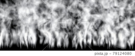 抽象的な煙のイラストのイラスト素材