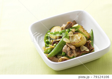 新じゃがと豚肉のバターしょうゆソテー5 新じゃがと豚肉のバターしょうゆソテー5 79124106