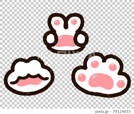 爪子的石頭剪刀手標誌 79124855