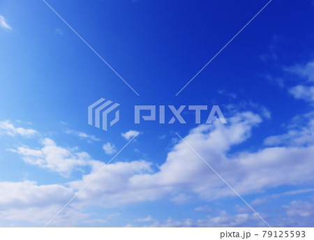 空　青空　雲　風景　背景 79125593