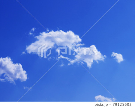 空　青空　雲　風景　背景 79125602
