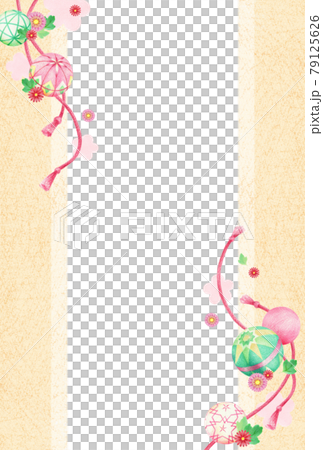 traditional japanese handball, handball, frame - Stock Illustration ...